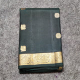 Kanchi pattu small border saree - KMP274