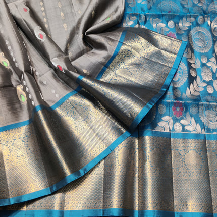 Meenakari kanchi lightweight pattu Saree - KMP3057