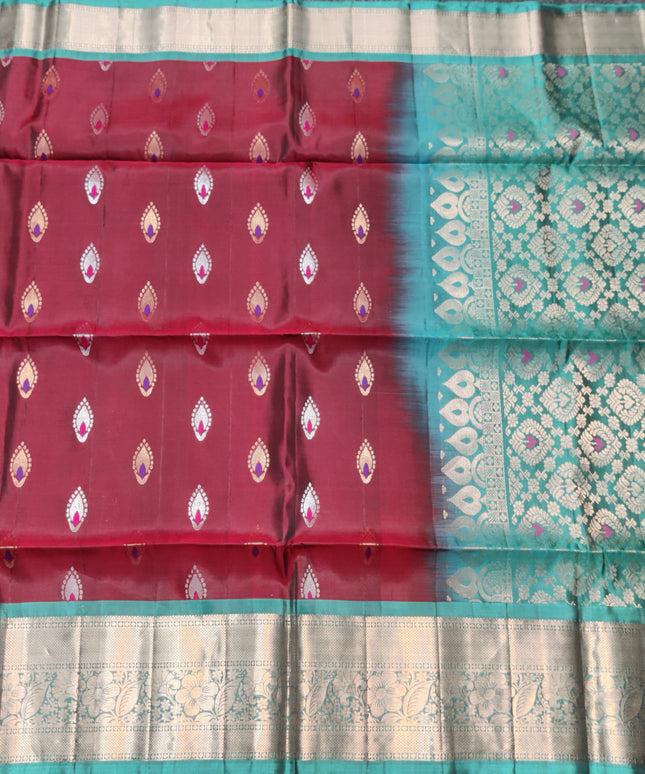 Meenakari kanchi lightweight pattu Saree - KMP3056