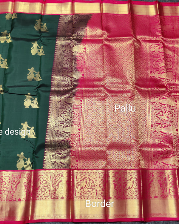 50% off Kanchi kuttu vintage Handloom saree - KMP83 alternate view