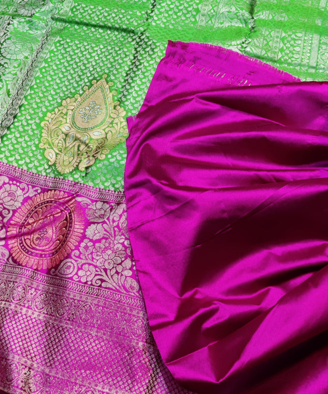 Kanchi pattu half fine Bridal Saree - HF08