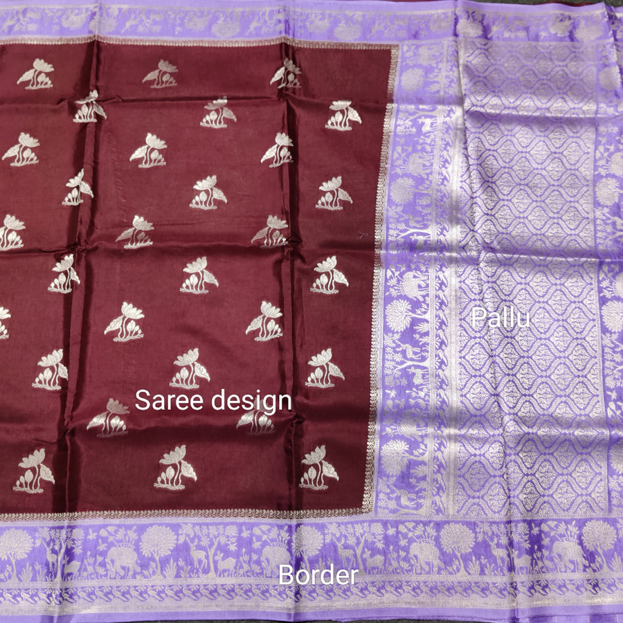 Mashru Silk Saree- MS08