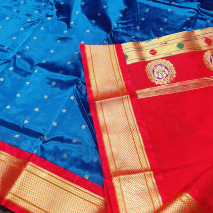 Gadwal Paithani Soft Silk Saree- GSM03