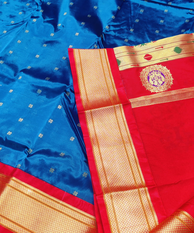 Gadwal Paithani Soft Silk Saree- GSM03