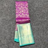 Kanchi Meenakari Bridal Pure Silk Saree – KMP128