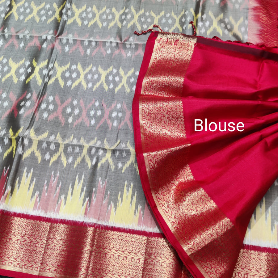 Ikkath Pure handloom silk saree - IKT03