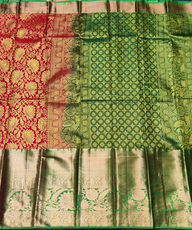 Kanchi Pattu Half Fine Brocade - SP47