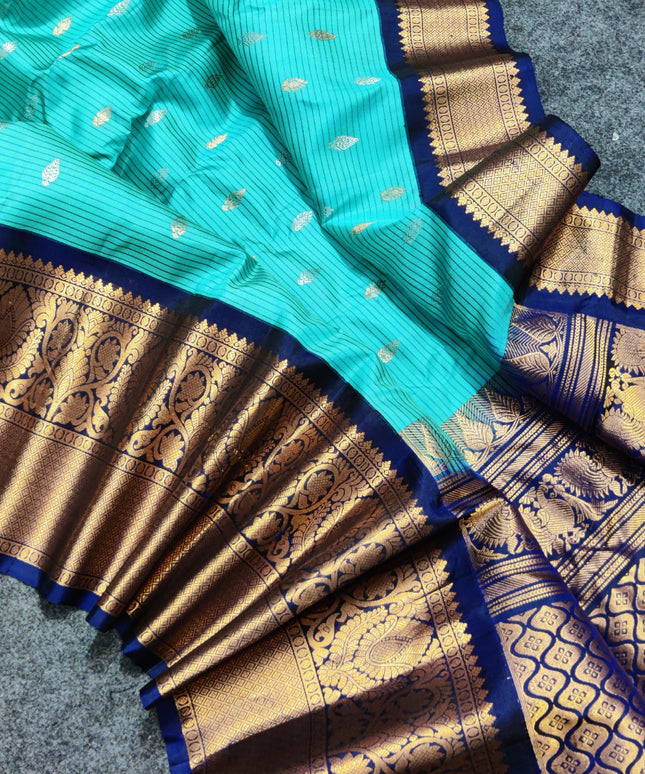 Gadwal pure handloom kuttu silk saree - GPS127