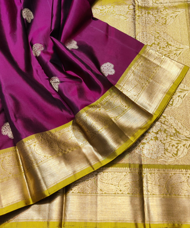 Kanchi pure soft silk Saree - KMP2042