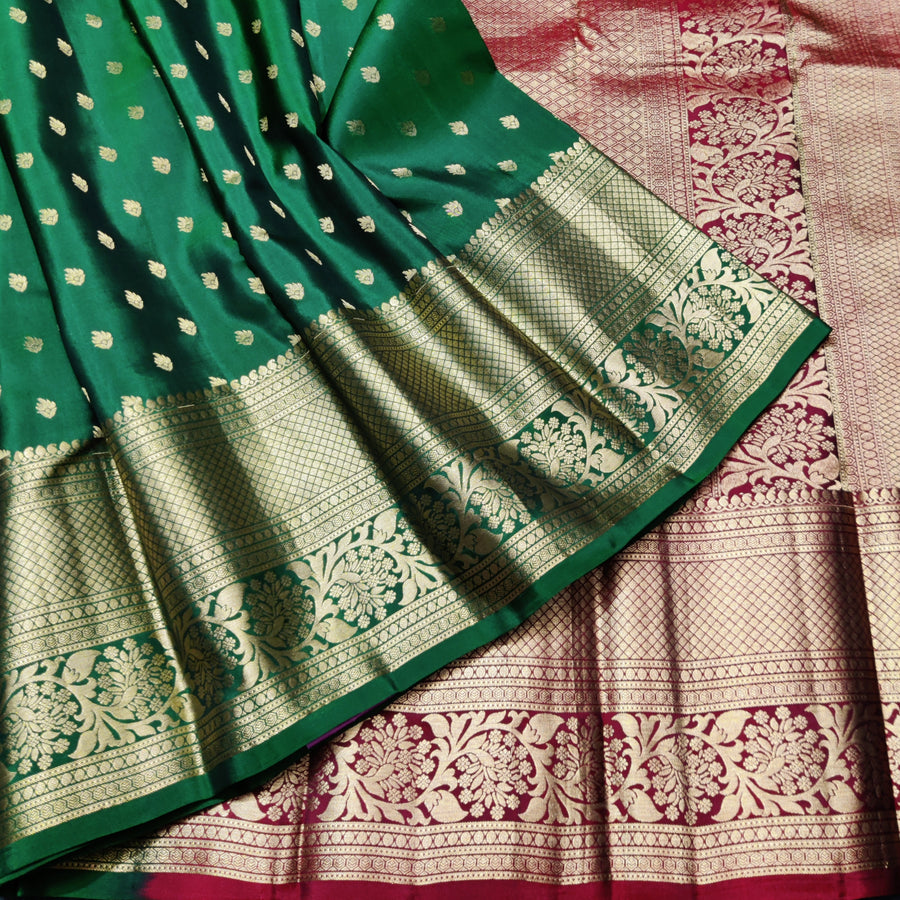 Kanchi pure handloom silk Saree - KMP163
