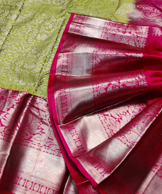 Kanchi pattu half fine Bridal Saree - HF13