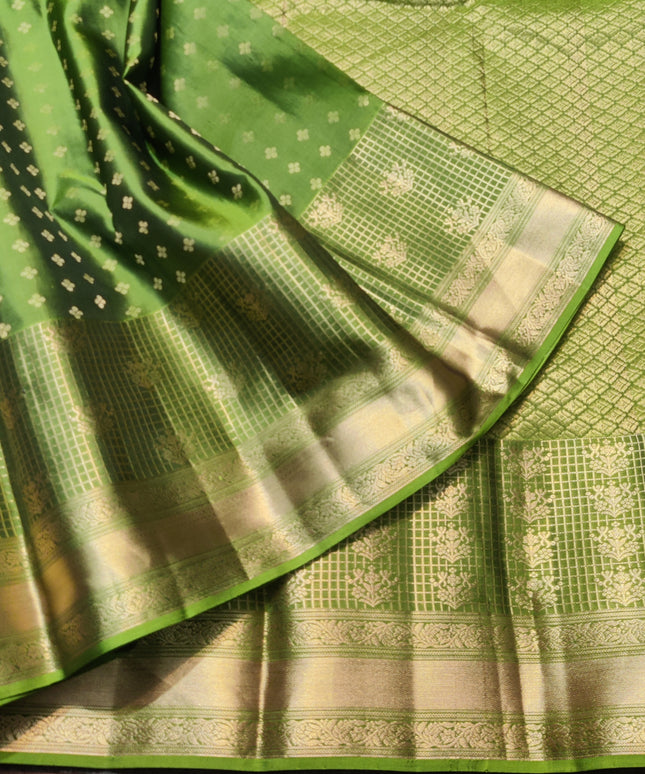 Kanchi pure vintage silk Saree - KMP3010
