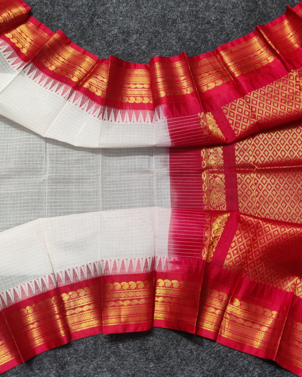 Gadwal cotton check - GC10 alternate view