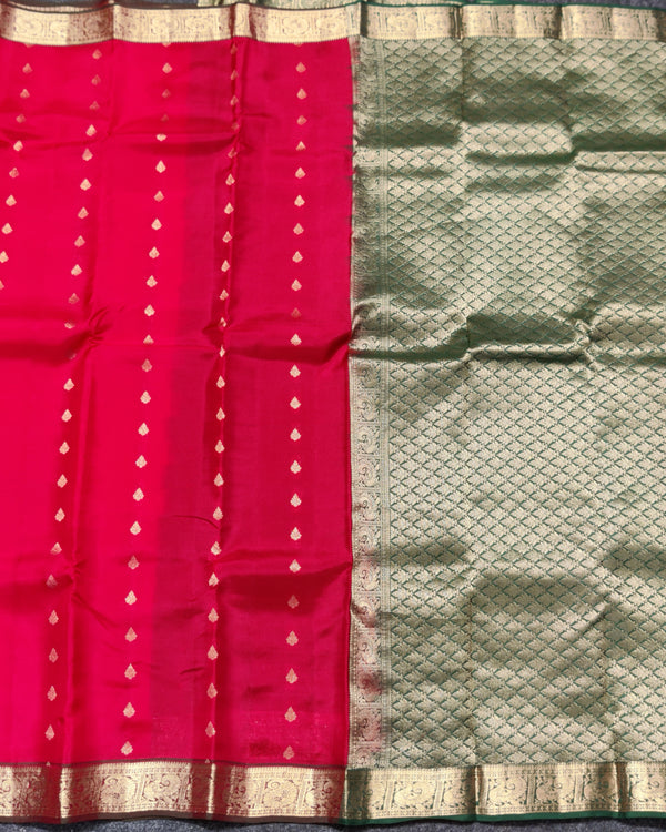 Kanchipattu small border saree - KMP201 alternate view