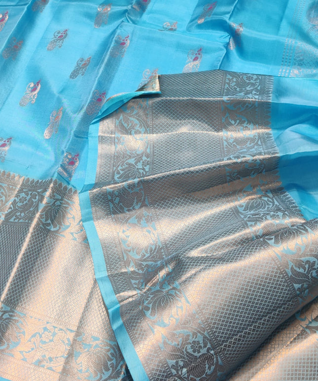 Kanchi pattu pure silk Saree - KMP1354