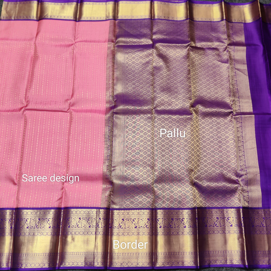 50% off Kanchi kuttu vintage Handloom saree - KMP94