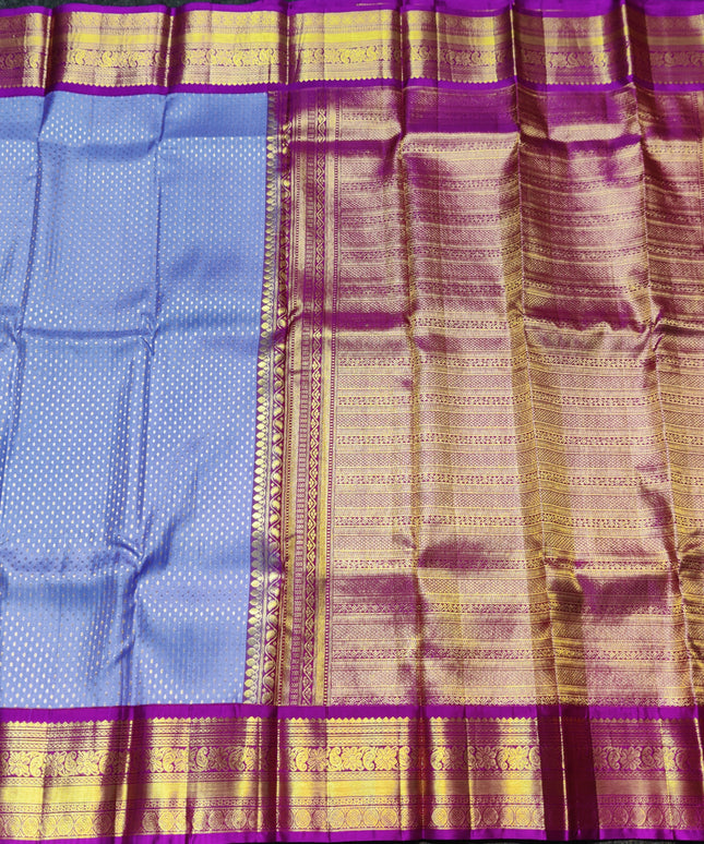 Kanchi pure kuttu border Saree - KMP1299
