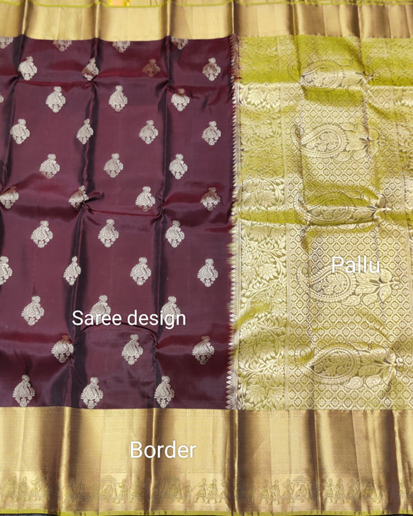 30%Off Kanchi pattu saree - KMP22 alternate view