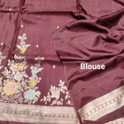 Crepe Banaras silk saree -BS03