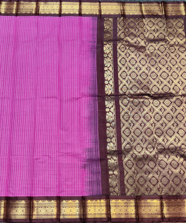 Gadwal Dori Cotton Saree - GC24