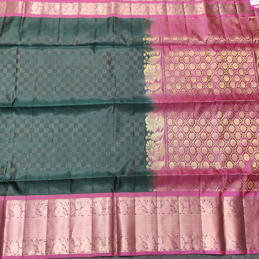 Meenakari kanchi lightweight pattu Saree - KMP127