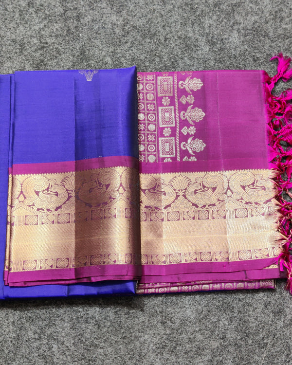Meenakari kanchi lightweight pattu Saree - KMP26