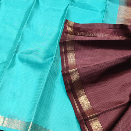 Kanchi pattu small border saree - KMP3013