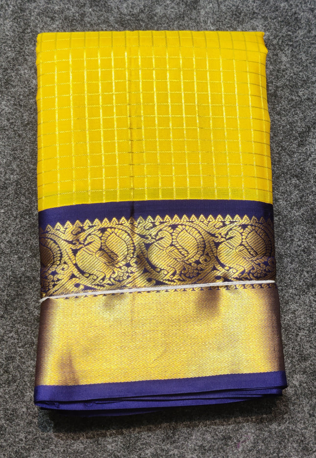 Kanchi Handloom Kuttu Pure Silk Saree - KMP1596