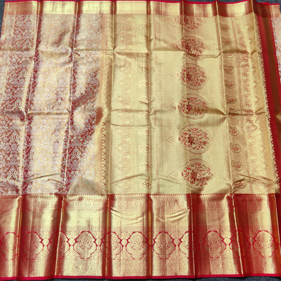 Kanchi Pattu Wedding Saree @35% Off -KMP62