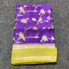 Chinon crepe silk saree -C22