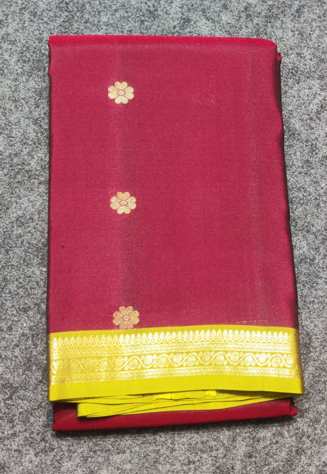 Kanchipattu small border saree - KMP1595