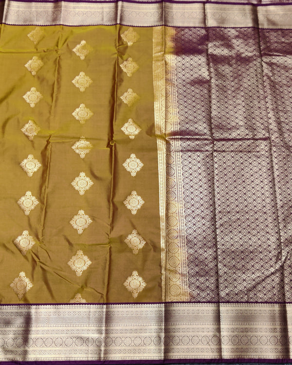 Kanchi semi vintage silk Saree -KS31 alternate view
