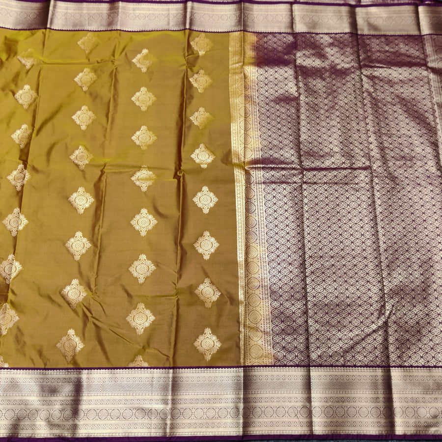 Kanchi semi vintage silk Saree -KS31