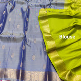 Kanchi Pure Silk Small Border Saree – KMP269
