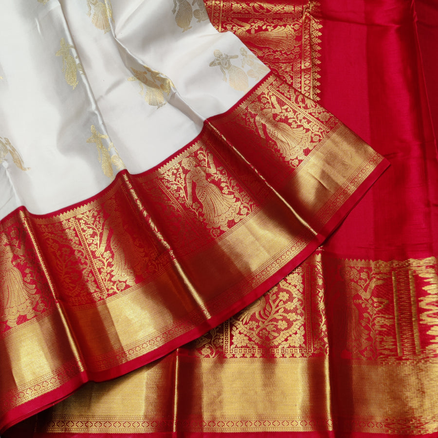 50% off Kanchi kuttu vintage Handloom saree - KMP84