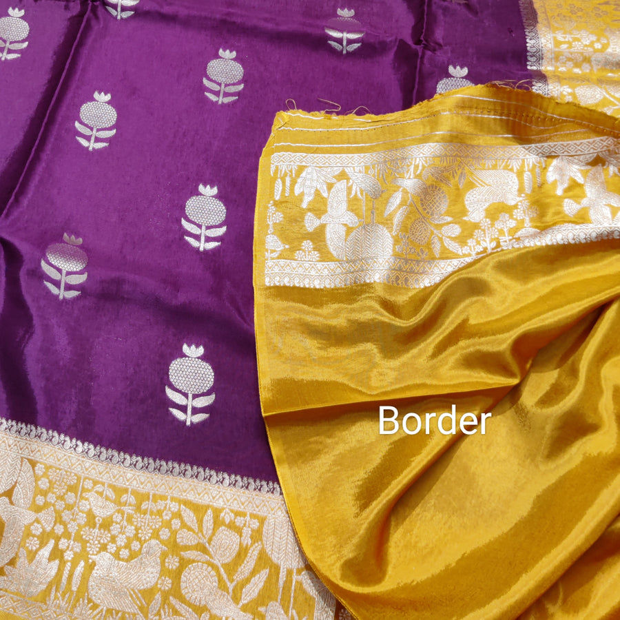 Mashru Silk Saree- MS09