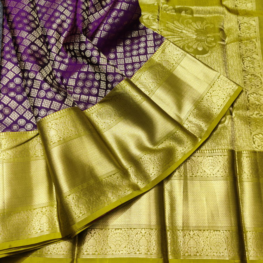 Kanchi pure Bridal wear saree @40% Off - KMP2008