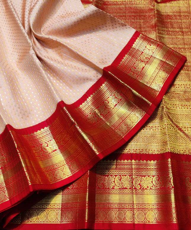 Kanchi pure kuttu border Saree - KMP1294