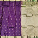 Kanchi Handloom Pure Silk Small Border Saree – KMP266