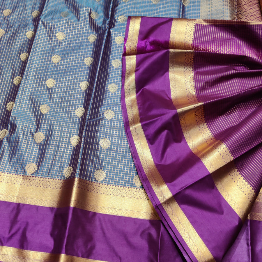 Kanchi semi vintage silk Saree -KS39