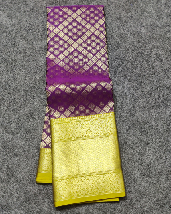 Kanchi pure Bridal wear saree @40% Off - KMP2008