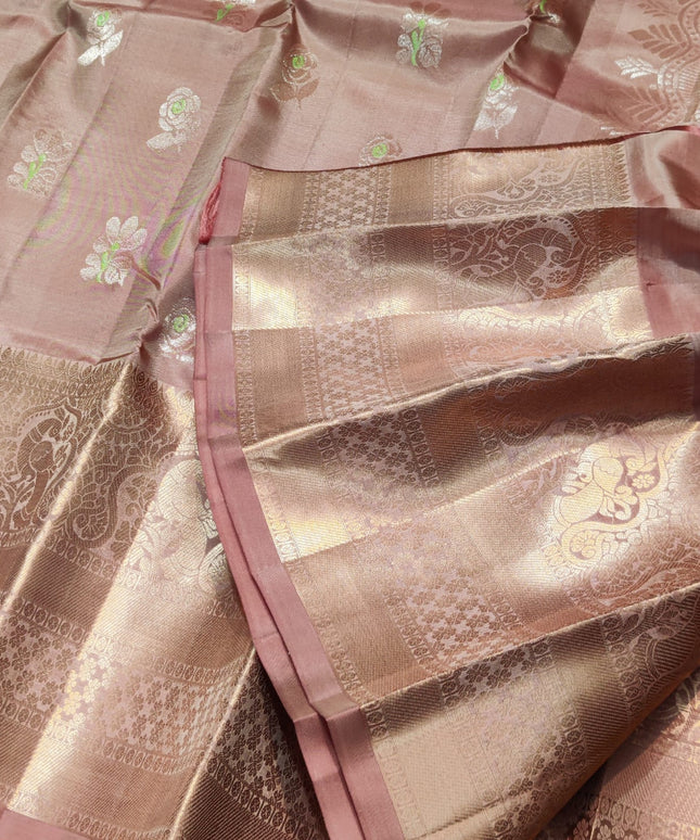 Kanchi pattu pure silk Saree - KMP1353
