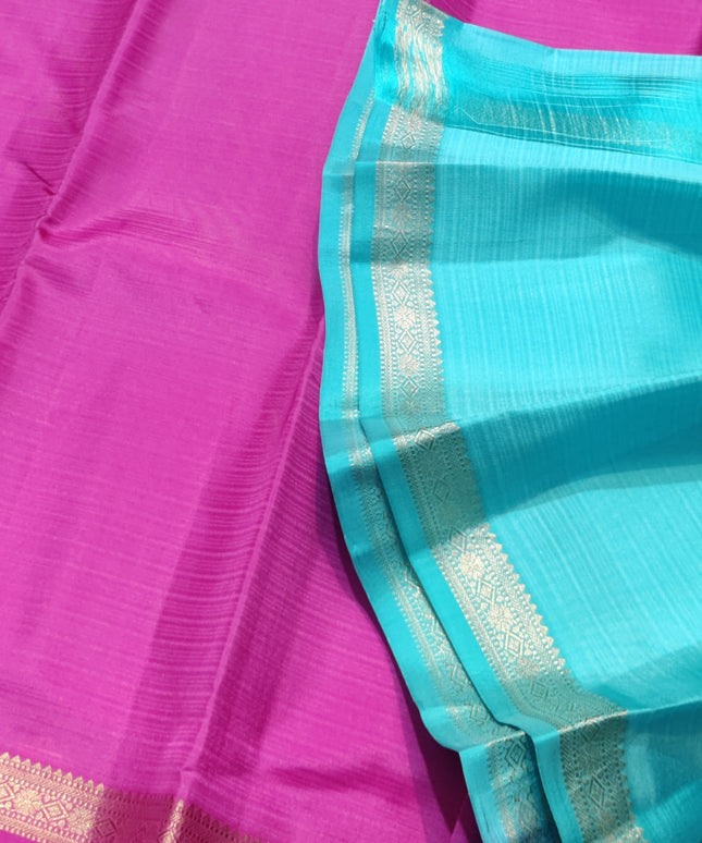 Kanchi pattu small border saree - KMP3016