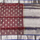 Kanchi pattu small border sarees - KMP152