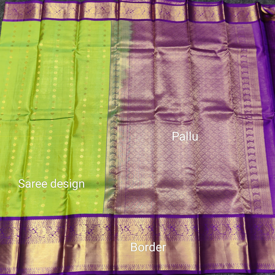 50% off Kanchi kuttu vintage Handloom saree - KMP87