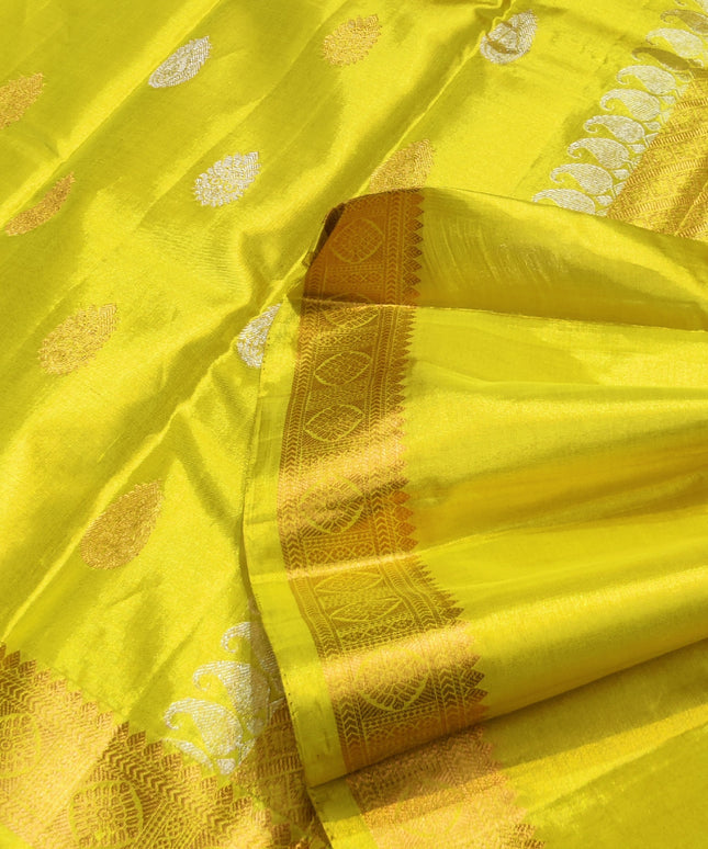Kanchi Pure Handloom Tissue Silk Saree-KMP115