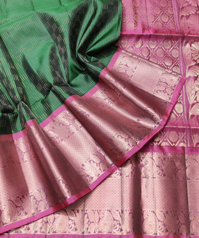 Meenakari kanchi lightweight pattu Saree - KMP116
