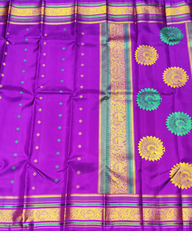 Kanjivaram Resham Silk Saree - KMP1539