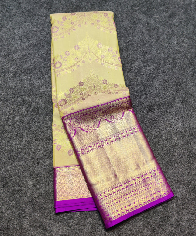 Kanchi Pattu Weeding Sarees @50% Off - KMP1910