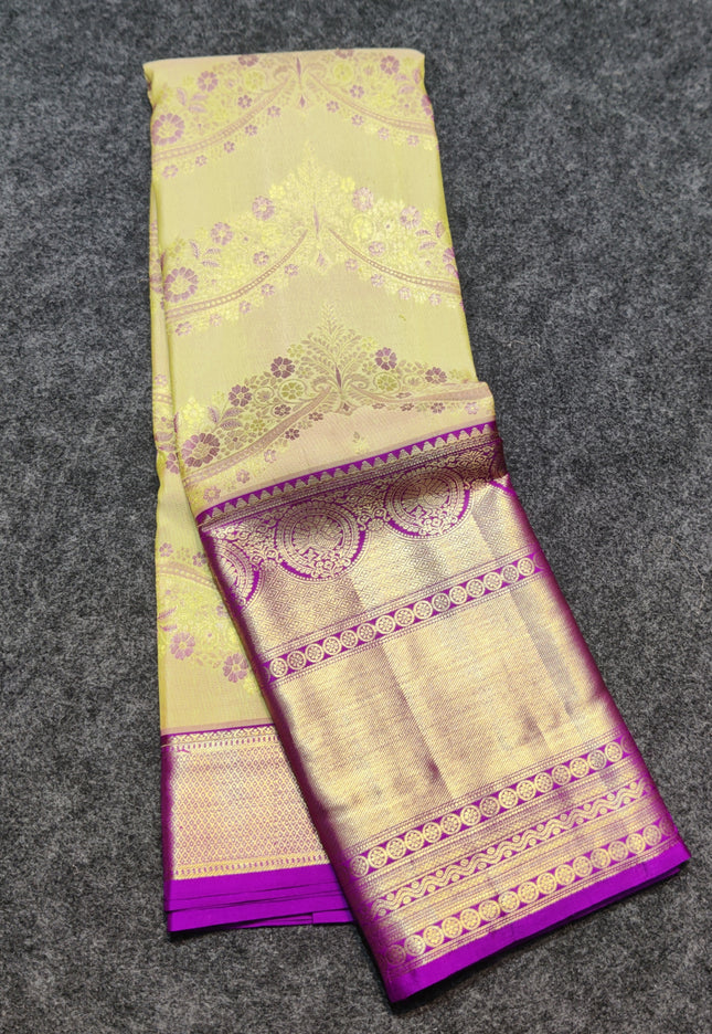 Kanchi Pattu Weeding Sarees @50% Off - KMP1910